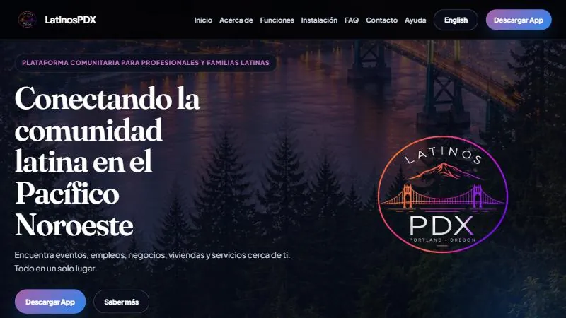 LatinosPDX home page